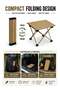 Portable Folding Camping Table, Compact Lightweight Aluminum Camping Table, Foldable Outdoor Table - 3