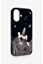 iPhone 16 Compatible Space Astronaut Patterned Silicone Case - 3
