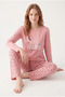 Women's seasonal long sleeve sweet dreams pajama set - 4