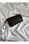Simple Model Clutch Bag, Portfolio Bag, Handbag Bitter Brown - 2