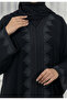 Baroque Embroidered Abaya | Nida Fabric - 2
