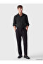 Ozmarka New Season Black Slim Fit Striped Men's Shirt - 2