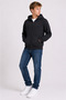 Boy's 2 Thread Seasonal Hooded Zippered School Sweatshirt G2027-11 - 3