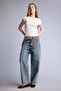 Barrel Fit High Waist Ankle Length Jean Pants H3522Ax26Sm