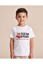Boys White Ocean Bound Print T-shirt