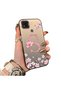 Poco C31 Compatible Silicone Edge Hard Back Case Couple Phone Case with Letter S Pattern