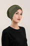 Khaki Double-Sided Sandy Hijab Bonnet |   Sea Pool Compatible Practical Cap |   Non-Slip, Anti-Sweat, Ready-To-Use Cap |   Double-Sided Hijab Bonnet - 3