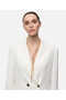 Long Chain Necklace with Artificial Pearl Pendant - 2