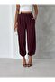 Women's Woven Pleated Balloon Pants - 5