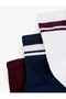Cotton Pack of Striped 2-Piece Booties Socks Set - 3