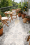 Code-235 Water Resistant Kitchen Bathroom Floor Marble Furniture Tile Adhesive Foil Covering - 2