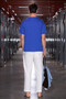 Solo Men's 100% Organic Cotton Thick Textured Comfort Fit Crew Neck Dark Blue T-Shirt - 5