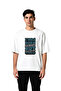 Men's Oversize Printed T-Shirt 100% Cotton Humor Themed Training Sarcastic Text Detailed Comfortable Cut