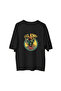 Men's Oversize Cartoon Printed T-Shirt Cold-Blooded Monkey Graphic Patterned Relaxed Cut Casual Modern - 2
