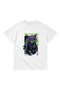 Men's Skateboarder Cat Printed Casual T-Shirt 100% Cotton Relaxed Fit Crew Neck Short Sleeve Modern Stylish Elegant - 2