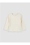 Lcw Babycrew Neck Ruffle Baby Girl T-Shirt - 3