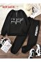 Unisex Men's Women's Not Perfect Printed 3 Thread Crew Neck Sweatshirt Set