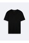 V-Neck Basic Black T-Shirt - 3