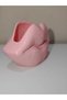 Glossy Kiss 15cm Aesthetic Lip Design Makeup Organizer - Powder Pink - 4