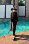 Rosa Tie-Dye Pareo Black - 4