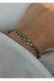 Steel Unisex Interlocking Coil Bracelet 17+5 cm - 3
