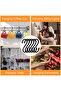 12 S-shaped hooks, rust-proof metal, black - 4