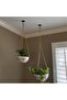 4-piece set of round hooks in black - 2