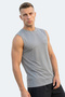 Herofit in Men's Sleeveless Gray Tank Top - 4