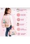 Children's School Bag Set of 2 with Cute Figures and Teddy Bear, with Lunch Box, Insulated Foil Inner Lining, Water Resistant Kindergarten Primary School Backpack, Pink - 6
