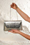 Silver Women's Evening Dress Wedding Invitation Clutch Evening Bag - 5