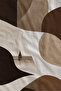 Modern Coffee Cream Organic Abstract Patterned 70X150 Beach Towel - Digital Printed Fade-Resistant Bath Towel - 3