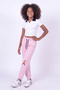 Girl's Double Pocket Printed Colorful Sweatpants