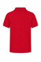 Children's Unisex Red 2-Piece Polo Collar School T-Shirt Set Short Sleeve + Long Sleeve 100% Cotton Lakos Fabric - 5