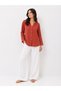 Women's Muslin Shirt Long Sleeve Buttoned Relaxed Fit Casual Shirt Standard