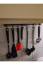 Kitchen Hanger with 4 Hooks – Wall Mounted Kitchen Utensil Hanger |   Scoop Spatula Organizer - 2