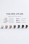 Non-Perforated Magnet Crystal Stone Men's Women's Unisex 316 L Steel Earrings 2 Pieces - 6