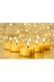 Pure Beeswax Tea Lights - 12 Pack - Handmade Decorative Unscented - Tealight Candles - 4 Hour - 4