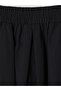 Black Elastic Waist Pocket Flared Skirt - 3