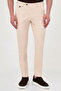 Straight Super Slim Fit Men's Trousers Beige - 38383.26Y - 5