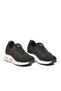 Women's Black Knitted Upper Air Sole Casual Sneaker Walking Shoes B265 Z - 2