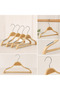 Pres Wooden Children's Hanger Children's Pants Shirt T-Shirt Hanger - 2