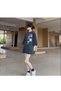 Mi̇ngalondon Washable Art Printed Unisex Oversize Vintage T-Shirt - 2