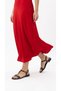 Lamis Women's Sandals Flat Sole T-Strap Stone Detailed Ankle Buckle Square Toe Casual Summer - 5