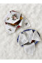 Set of 2 Colorful and White Rose Embroidered Bread Covers - 2