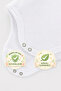 Organic 100% Cotton Piece Set of 3 Cute Animals Printed Short Sleeve Snap Fastener Baby Bodysuits - 3