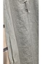 Italian Sleeveless Linen Dress with Gathered Collar - 4