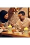 مجموعة من 4 فوانيس رمضان صغيرة، زينة رمضان للمنزل، ديكورات العيد، أضواء رمضان، E - 5