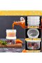 Small Plastic Containers with Screw Lid, 4 Oz Small Food Storage Freezer Containers, Stackable Food - 3