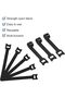 ® 50PC Reusable cable organisers, Adjustable velcro tapes with self adhesive, Wire/Cord cable - 6