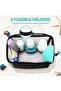 Shower Mesh Caddy Bag, Large Capacity Hanging Toiletry Organizer with Separate Compartments - 2